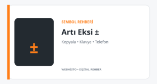 Artı Eksi (±) İşareti Nasıl Yapılır? Klavye ve Telefonda